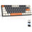 (Grey & Orange/Blue Switch) Youngshion 60% Wireless 68-Key Mechanical Keyboard 1