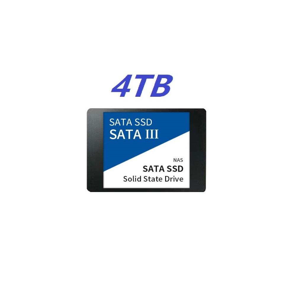 (Blue) SSD Sata 4TB  Hard Drive Disk High Speed Hard Disk Internal Solid State Drives For Laptop