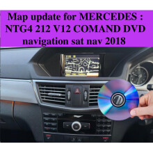 Map update for MERCEDES NTG4 212 V12 COMAND E, CLS DVD navigation 2018