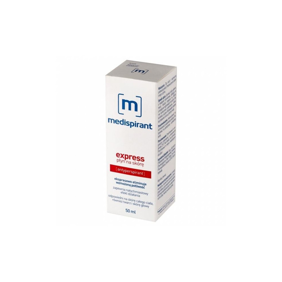 Medispirant Express, liquid for skin, antiperspirant, 50 ml