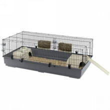 Rabbit Pet Rodent Cage With 2 Houses And Ramp