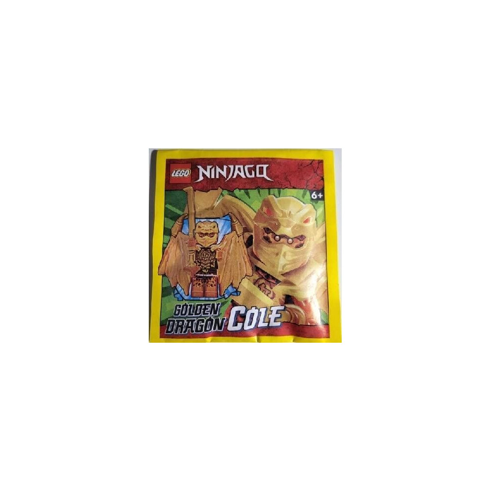 LEGO Ninjago Golden Dragon Cole Minifigure Paper Foil Pack 892304