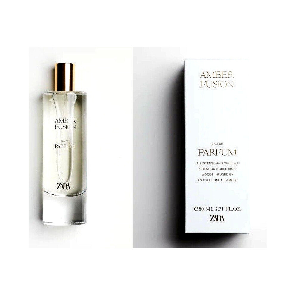 Zara Fusion Eau De Parfum 80Ml 2.71 Oz New Fragrance Women Amber