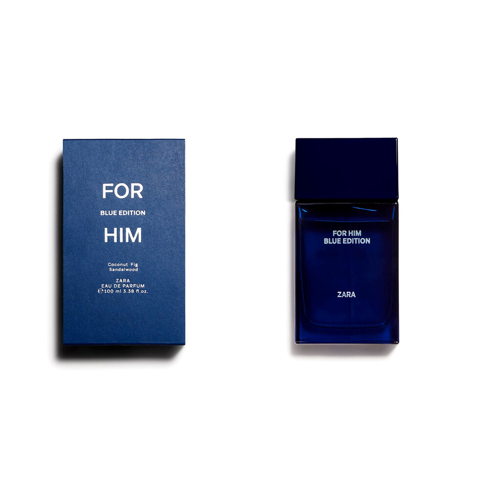 Zara Blue For Him Edition Edt New Eau Toilette Fragrance Perfume 100Ml