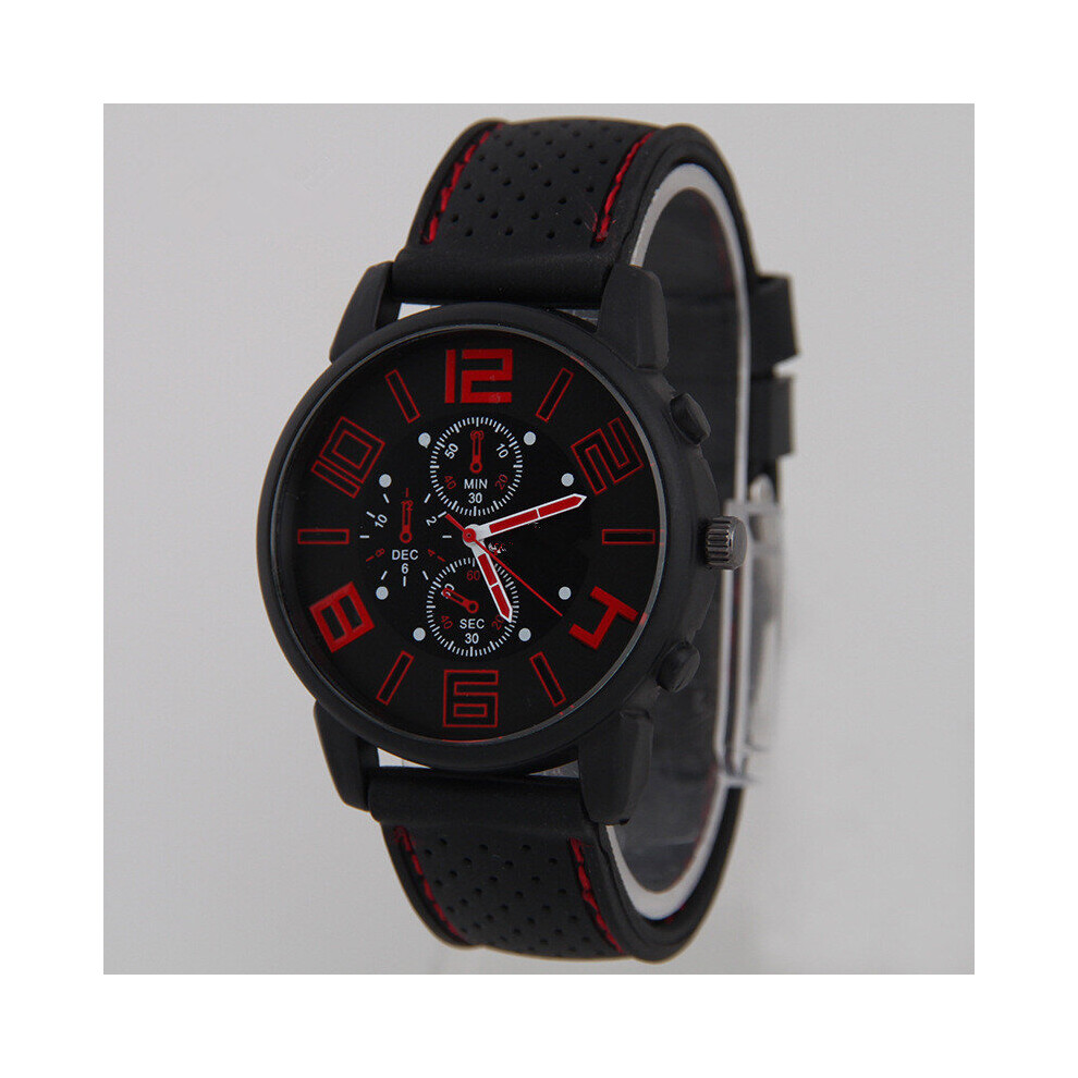 (StyleB) Quartz Watch Mens With Racing Car Design Chinese Origin 405mm Dial Normal Mirror Glass