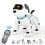 Brinquedos para cães RC para crianças, Robô programável eletrónico inteligente que anda sentado 2