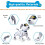 Brinquedos para cães RC para crianças, Robô programável eletrónico inteligente que anda sentado 6