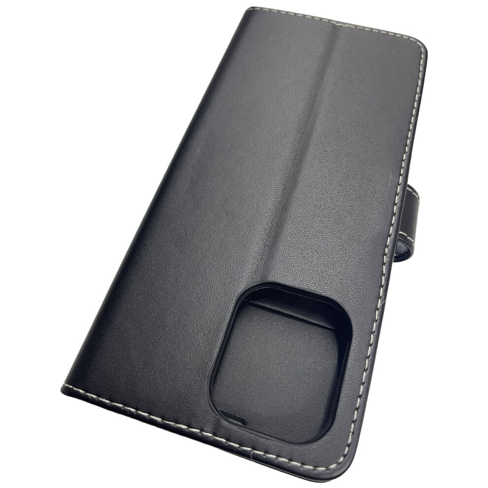 (Black) For Apple Iphone 15 Pro Case, Cover, Flip Wallet, Folio, Leather / Gel Black 5060731688699