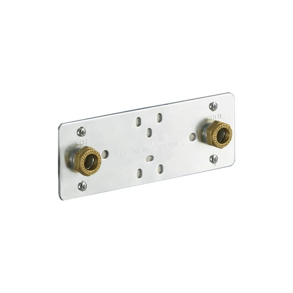 Nes Home Wall Fixing Plate for Bar Shower Valves PL8