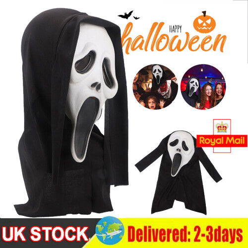 Ghost Face Scream Mask Halloween Mask Ghost Face Masks Costumes Unisex