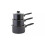 Home 3 Piece Non Stick Steel Pan Set For Versatile Cooking 1