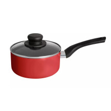 A Stylish Look To Your Kitchen Home 5 Piece Aluminium Pan Set - Red