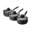 Sleek And Modern Design Home 3 Piece Aluminium Pan Set - Grey 1