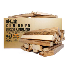 (Birch Kindling (4kg Net), 4) Kiln-Dried Hardwood Firewood