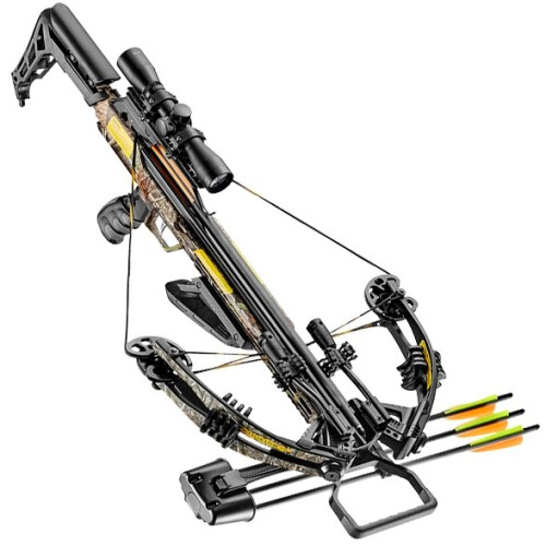 EK Archery Accelerator 370+ 185lb Compound Crossbow Folium Camo 370FPS on OnBuy
