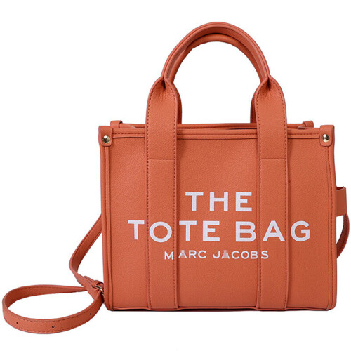 (Orange) Womens Handbags Designer Vintage Laptop PU Leather Shoulder Tote Bag