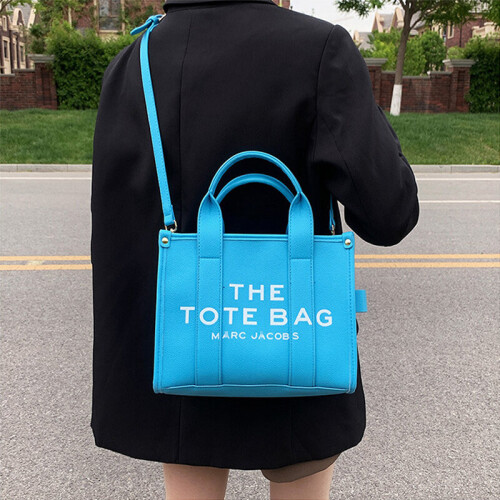 (Blue) Womens Handbags Designer Vintage Laptop PU Leather Shoulder Tote Bag 1