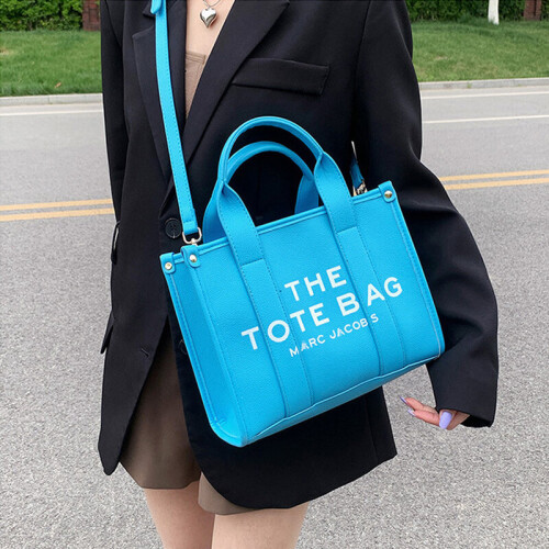 (Blue) Womens Handbags Designer Vintage Laptop PU Leather Shoulder Tote Bag 2