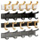 (Black) Adjustable Coat/Bathrobe Hooks Wall Mounted 1