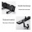 (Gray) Adjustable Coat/Bathrobe Hooks Wall Mounted 5