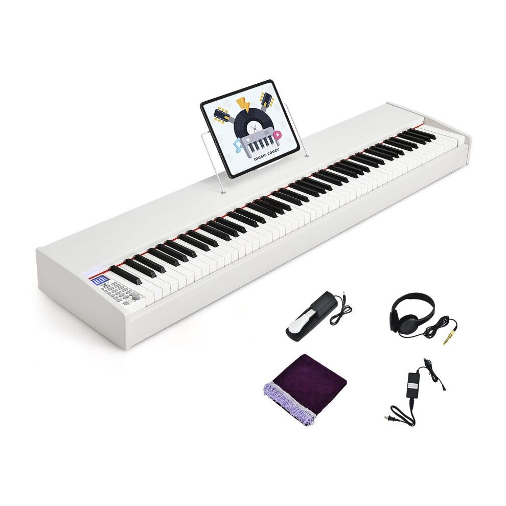 88-Key Weighted Digital Piano Full-Sized Keyboard for Beginners/Adults