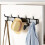 (Gray) Adjustable Coat/Bathrobe Hooks Wall Mounted 6