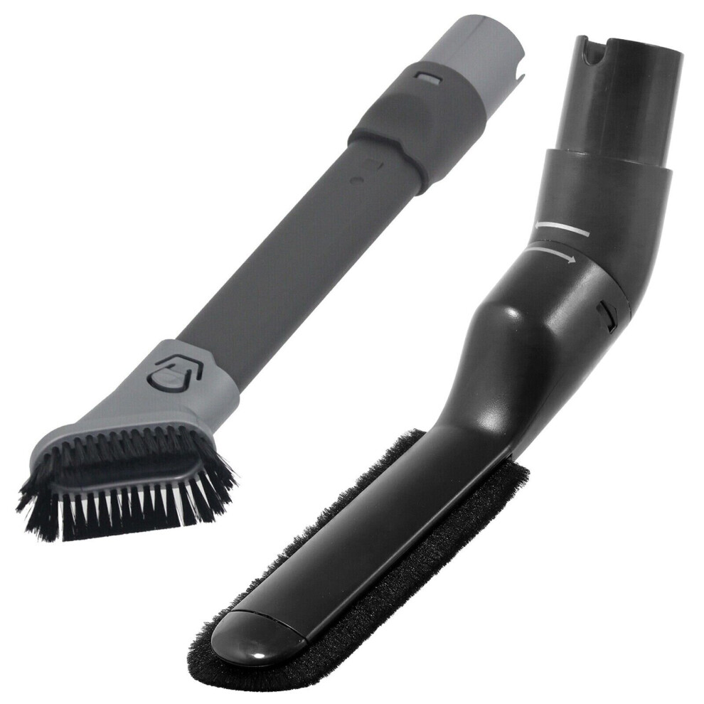 Spares2go Brush Kit For Karcher Wd2 Wd3 Wd4 Wd5 Wd6 Mv2 Mv3 Mv4 Mv5 Mv6 Vacuum Blinds Dust Crevice Tool Attachments