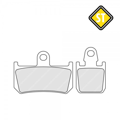 Ferodo FDB2217 Sinter Grip Road Compound Pad - 4 Per Set / FA442 / VD277 / DB2141