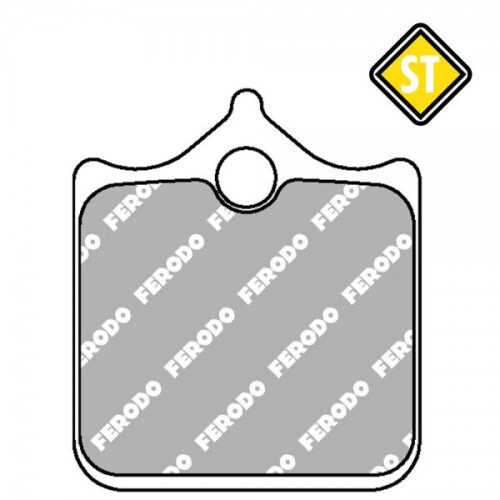Ferodo FDB2120 Sinter Grip Road Compound Pad - 4 Per Set / FA322/4HH / VD986 / DB2830