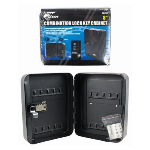 8" Combination Lock Key Cabinet
