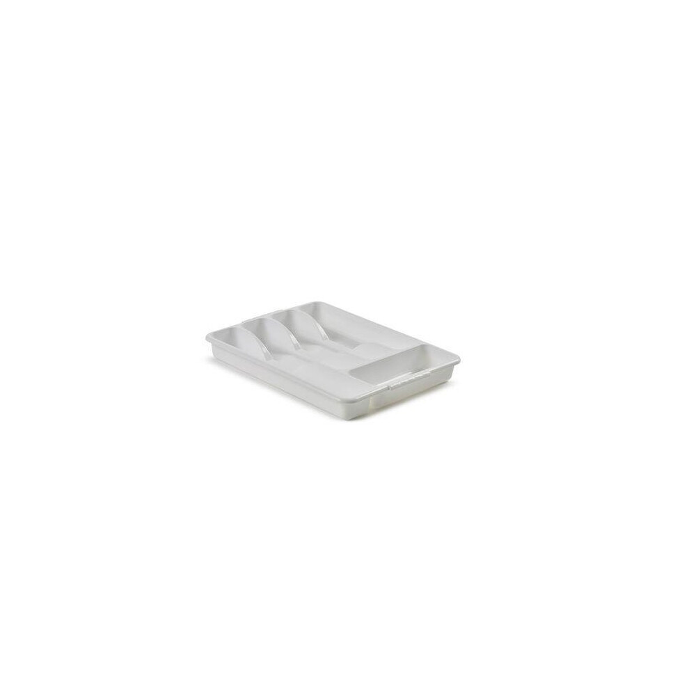 35cm Cutlery Tray Plastic White