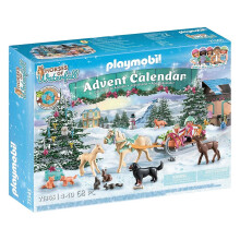PLAYMOBIL 71345 Calendario dell'Avvento - Giro in slitta di Natale
