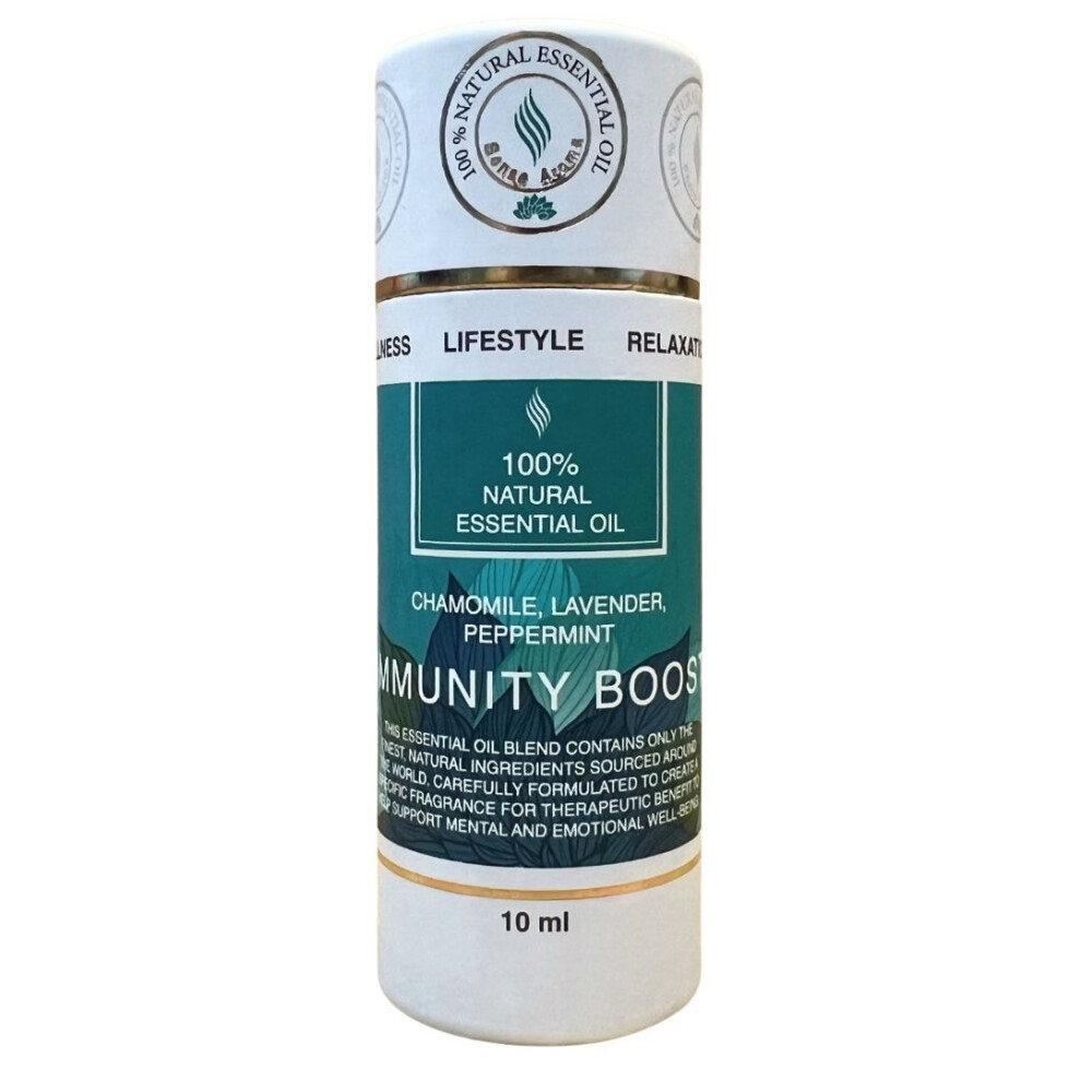 Sense Aroma Immunity Boost Premium Scent Essential Oil Blend Aroma Fragrance 10Ml Chamomile Lavender