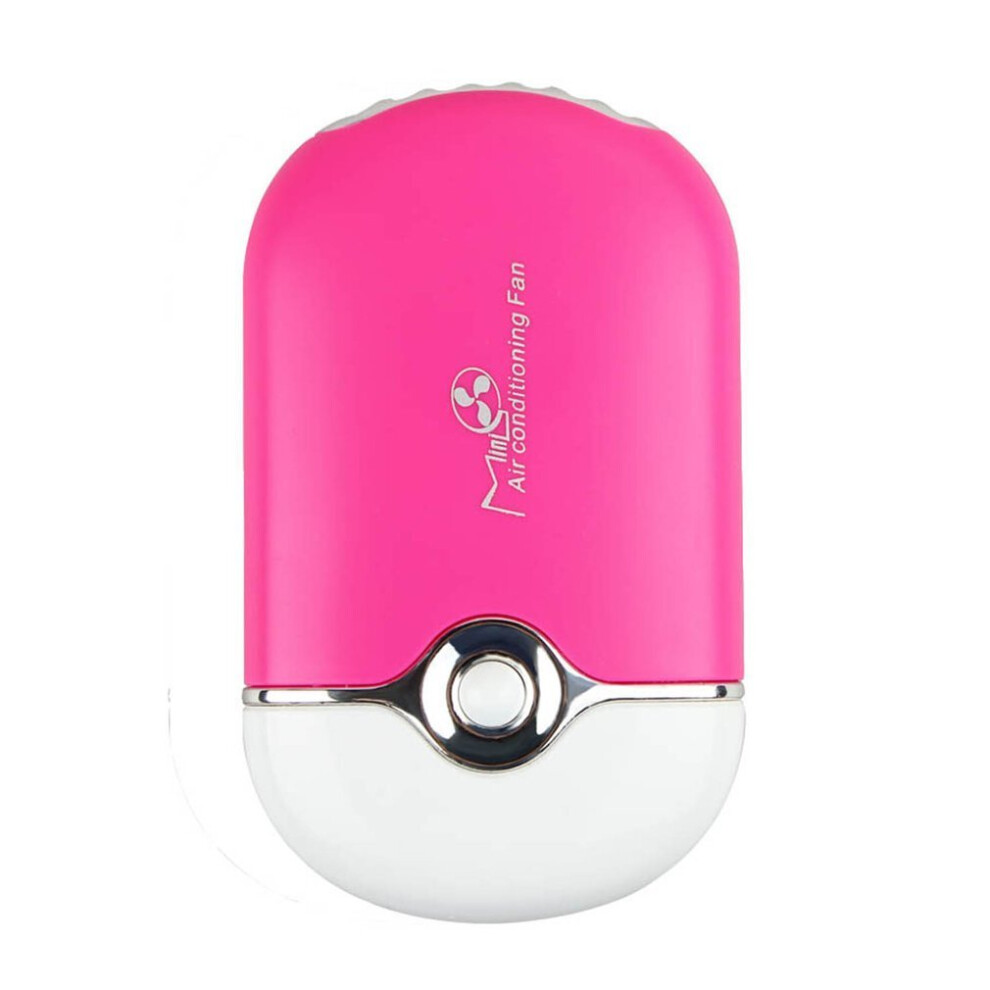 (rose red) False Eyelash Blower for Grafting and Planting, Mini Air Conditioner, Small Fan, USB Charging, Leafless Device, 2022