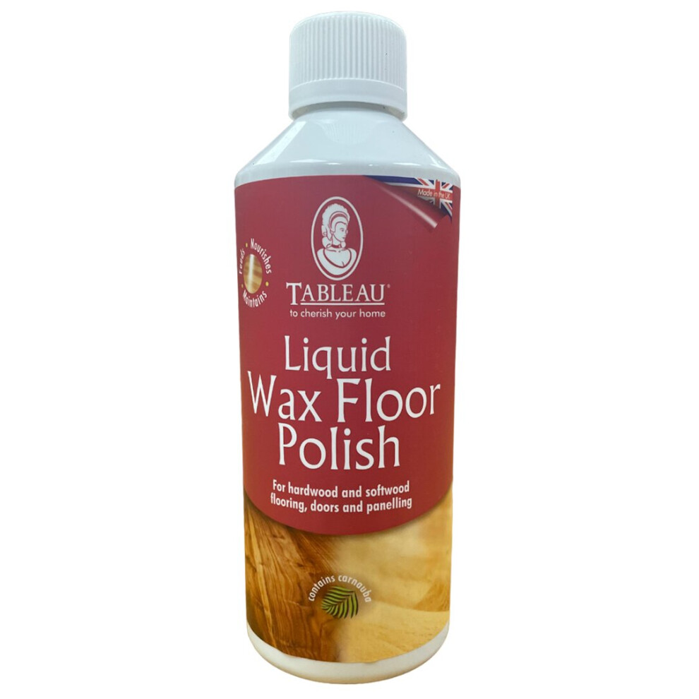 Tableau Liquid Wax Floor Polish Twfp - 500Ml 5021843251232