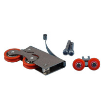 (Double concave wheel) Wardrobe Sliding Door Wheels Rollers Heavy Duty Mute Window Furniture Hardware