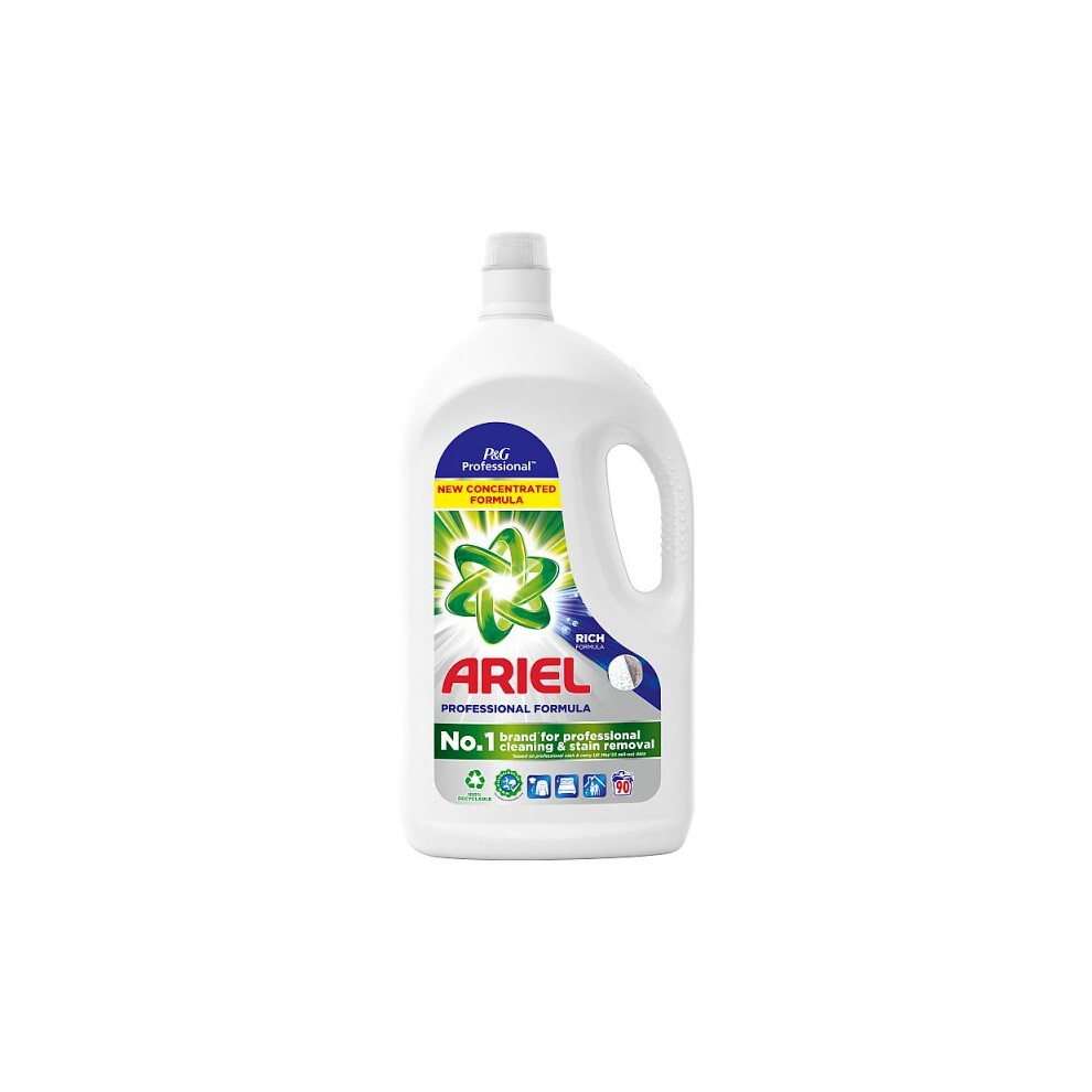 Ariel Professional Washing Liquid Laundry Detergent Regular Washes 4.05L (Case Of 2)