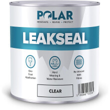 Polar Premium Leak Seal Clear Paint - 1 Litre Waterproof Roof Sealant