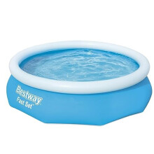 Bestway 10ft Fast Set Pool | Above Ground Swimming Pool for Kids and Adults, Outdoor Inflatable Pool, 3,800L