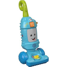 Fisher-Price Laugh & Learn Toddler Toy Light-Up Learning Vacuum Musical Push Along for Pretend Play Ages 1+ Years, FNR97