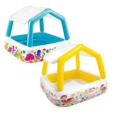 Intex Sunshade Aquarium Pool, Multicolored, 157x157x122 cm, 57470, Assorted colors, 1 piece
