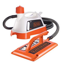BLACK+DECKER Wallpaper Steamer Stripper with Pad, 2400 W, Removes Vinyl, Multi-Layered, Painted and Textured coatings, KX3300T-GB, Black/Orange