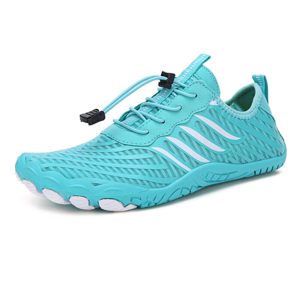 (Blue, 39) Unisex Ultralight Waterproof Running Shoes Sneakers Barefoot Shoes