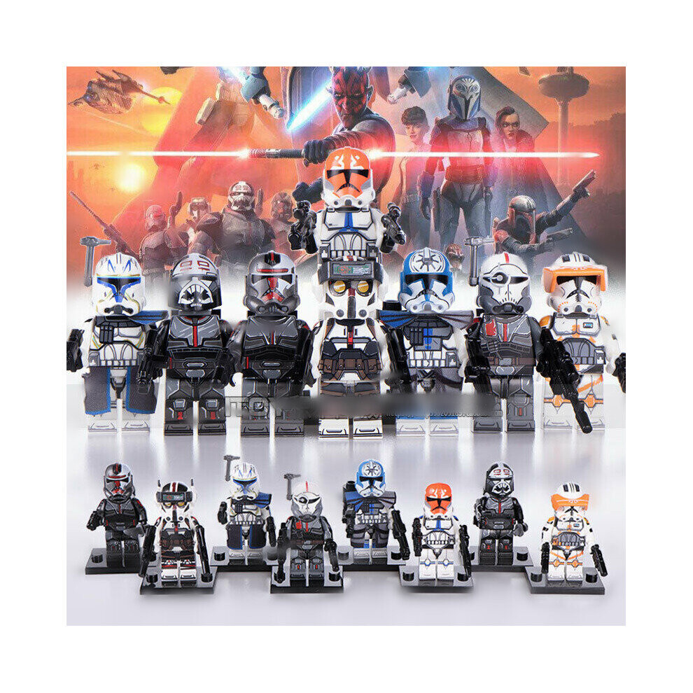 Xytgogo 8Pcs Star Wars Minifigure Building Blocks Kids Toy