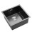 Living And Home Black Stainless Steel Single Bowl Kitchen Sink 4