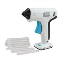 Pistolet À Colle Sans Fil - BLACK+DECKER - BCGL115-XJ - 3,6V - 20 Sticks De Colle - LED Intégré