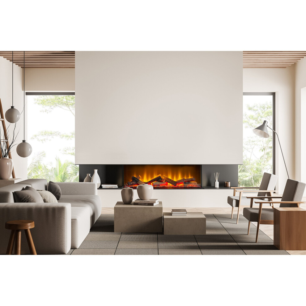 Acantha Aspire 100 Panoramic Media Wall Electric Fire