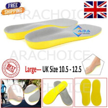 Memory Foam Orthopaedic Shoe Insoles Pads Trainer Foot Heel Feet Large