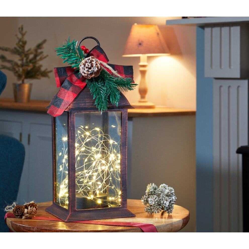 (Firefly Noel Lantern 5320277) Noel Lantern LED Lights 30cm Christmas Decoration