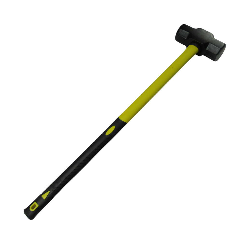 (14 Pound (6.3KG)) Heavy Duty Sledge Hammer with Fibreglass Handle